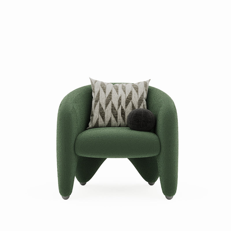 Cammron Armchair / Boucle Upholstery - Walls Nation