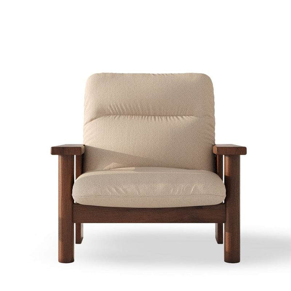 Ruth Armchair / Premium Beige Linen – premium Armchair by Walls Nation UAE & Saudi Arabia