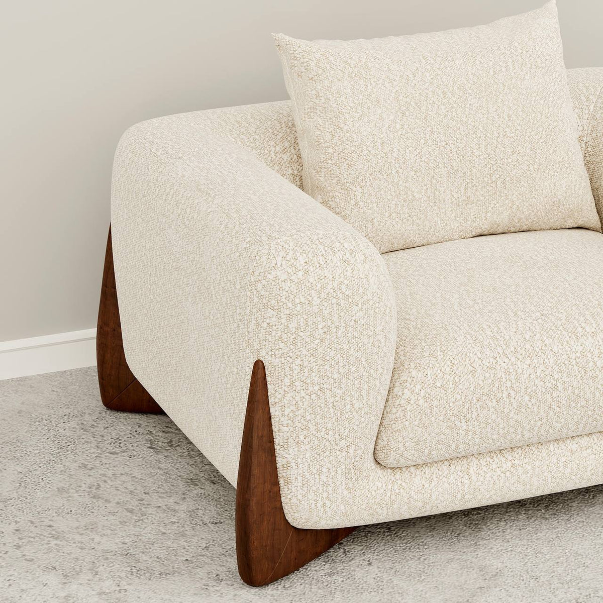 Valentina Armchair / Beige Boucle