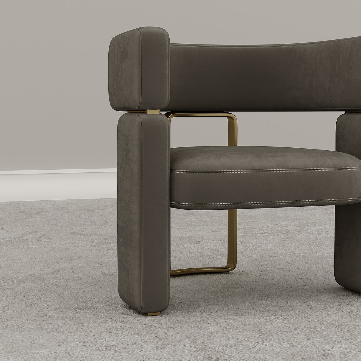 Greige Suede