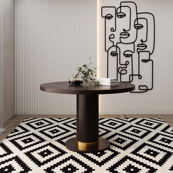 Ryann Dining Table / 120 x 75 CM – premium Dining Table by Walls Nation UAE & Saudi Arabia