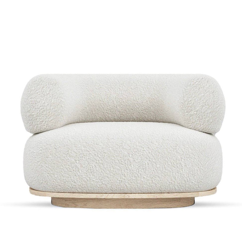 Dreamy Armchair / White Boucle - Walls Nation