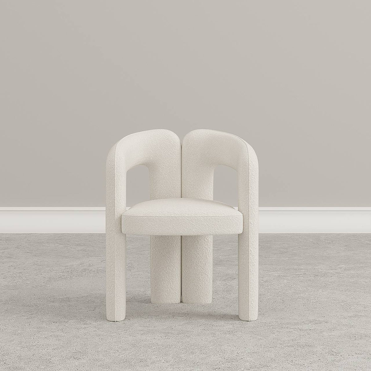 Enne Dining Chair / Premium Boucle - Walls Nation