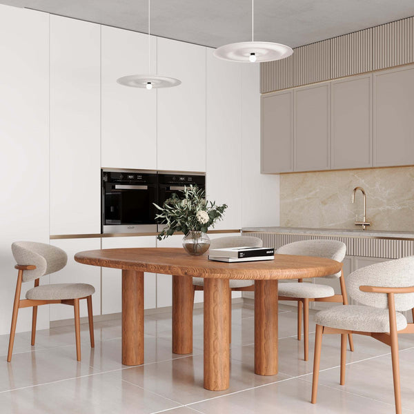Shiro Dining Table / 200 x 100 CM – premium Dining Table by Walls Nation UAE & Saudi Arabia