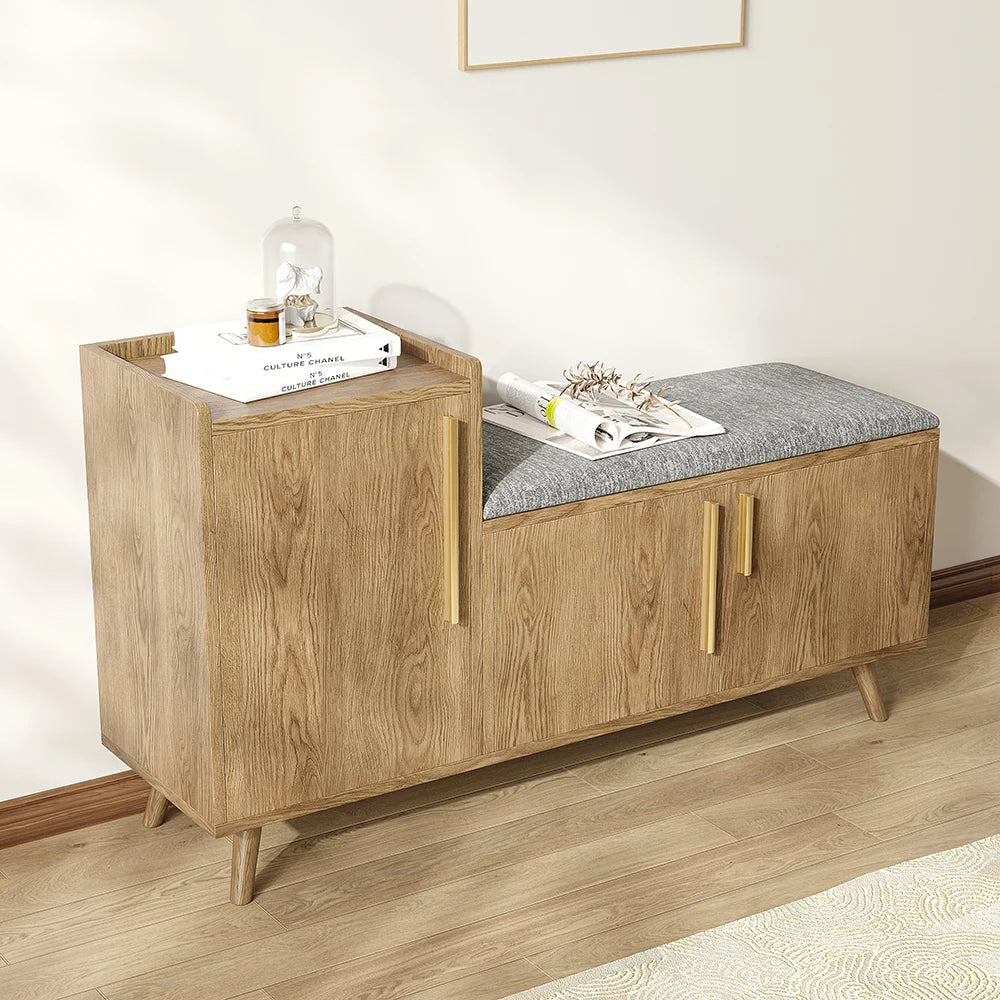 Turner Bench With Shoe Storage Walls Nation