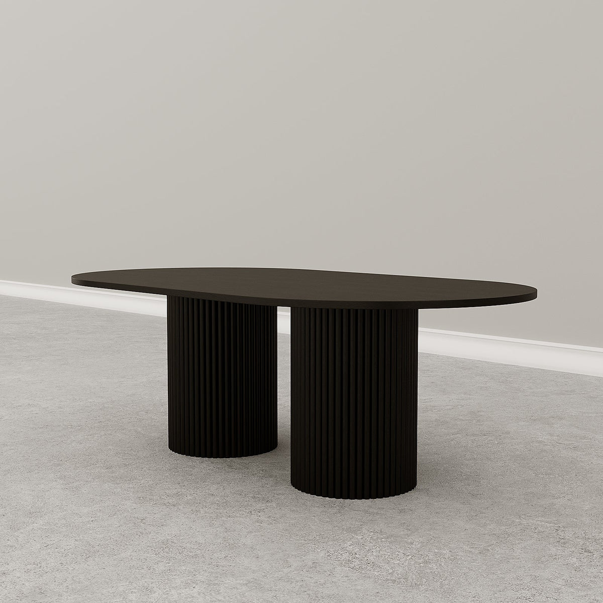 Fabian Dining Table V2 / Black - Walls Nation