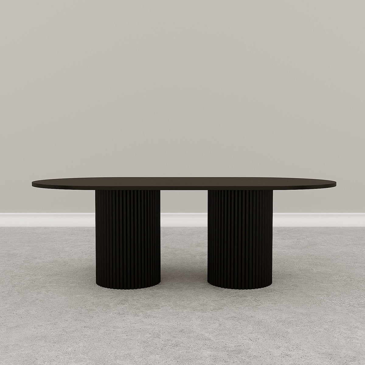 Fabian Dining Table V2 / Black - Walls Nation