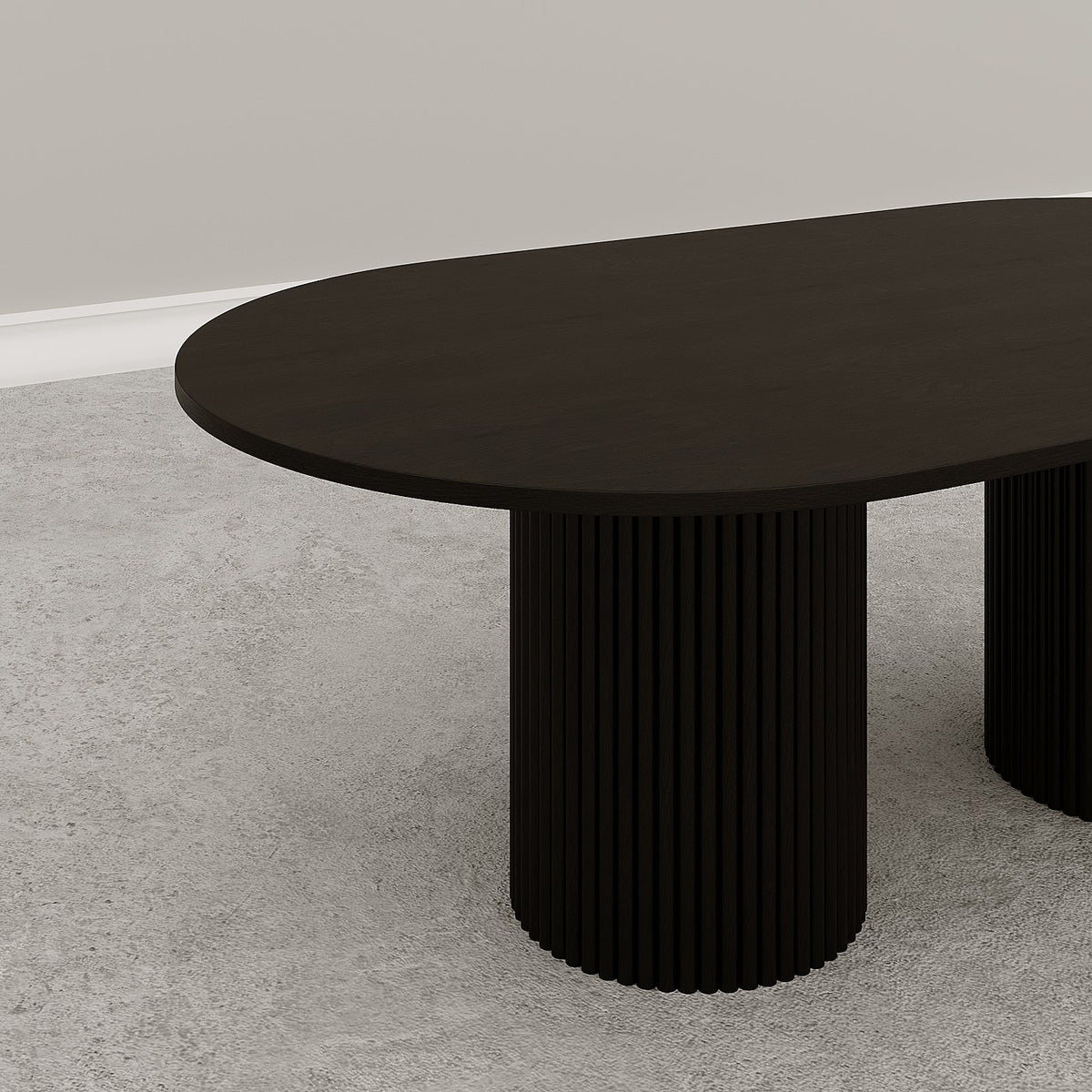 Fabian Dining Table V2 / Black - Walls Nation