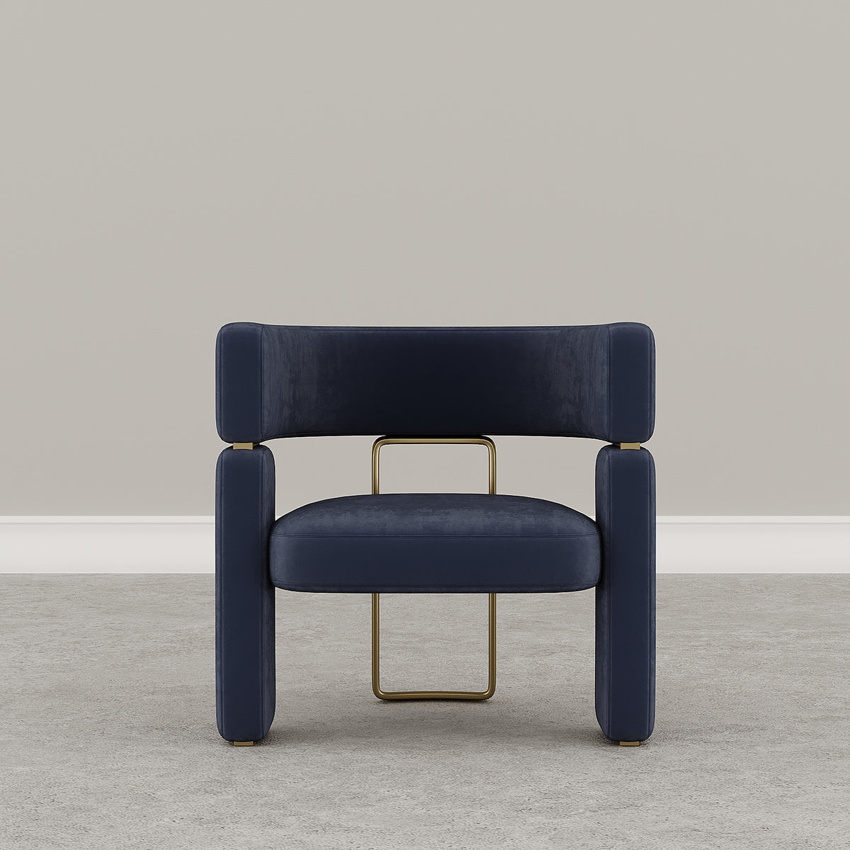 Navy Blue Suede