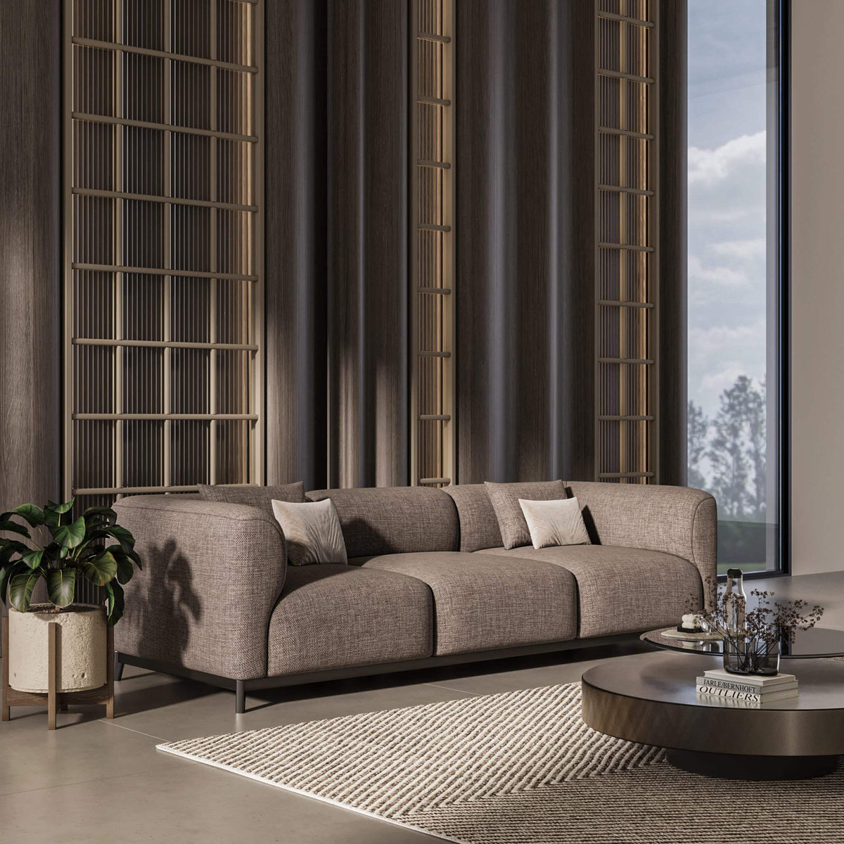 Flint Sofa 3S.