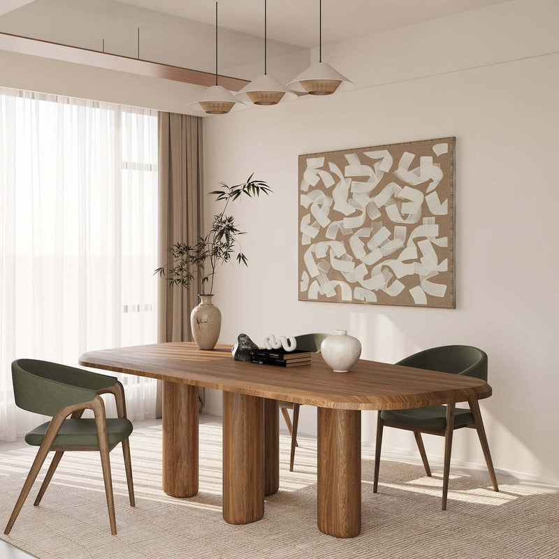 The Zen Dining Table / 240 x 105 CM – premium Dining Table by Walls Nation UAE & Saudi Arabia