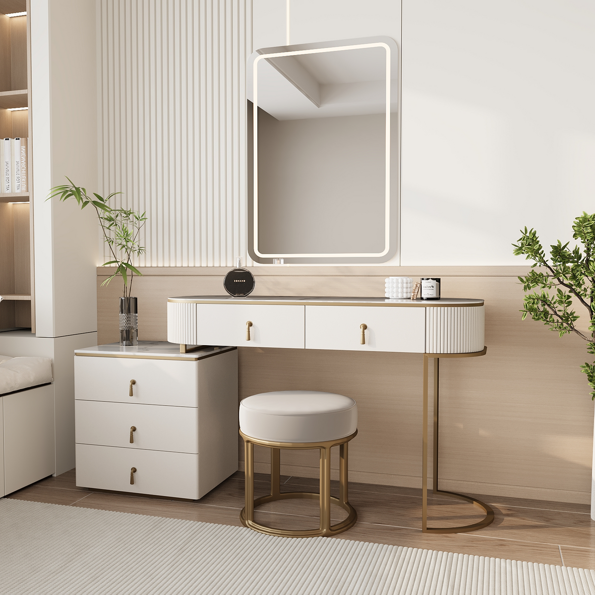 Pearl Makeup Vanity / 140 x 40 CM