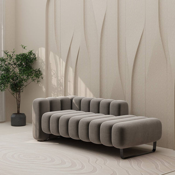 Byron Chaise / Dark Grey Velvet – premium Chaise Lounges by Walls Nation UAE & Saudi Arabia