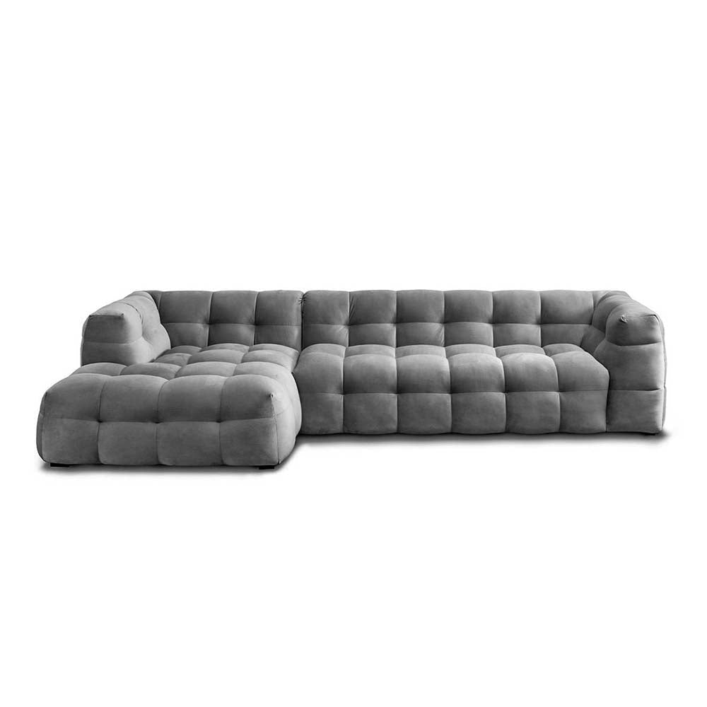 Veyron L-Shape Sofa / Cotton Velvet