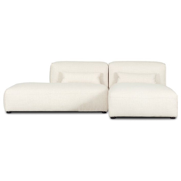 Bel Air Modular L-Shape Sofa / 234 x 91 CM Linen Fabric / Memory Foam