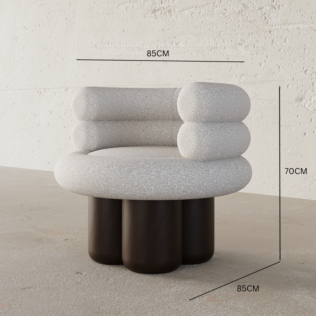 Irson Chair / Boucle Upholstery