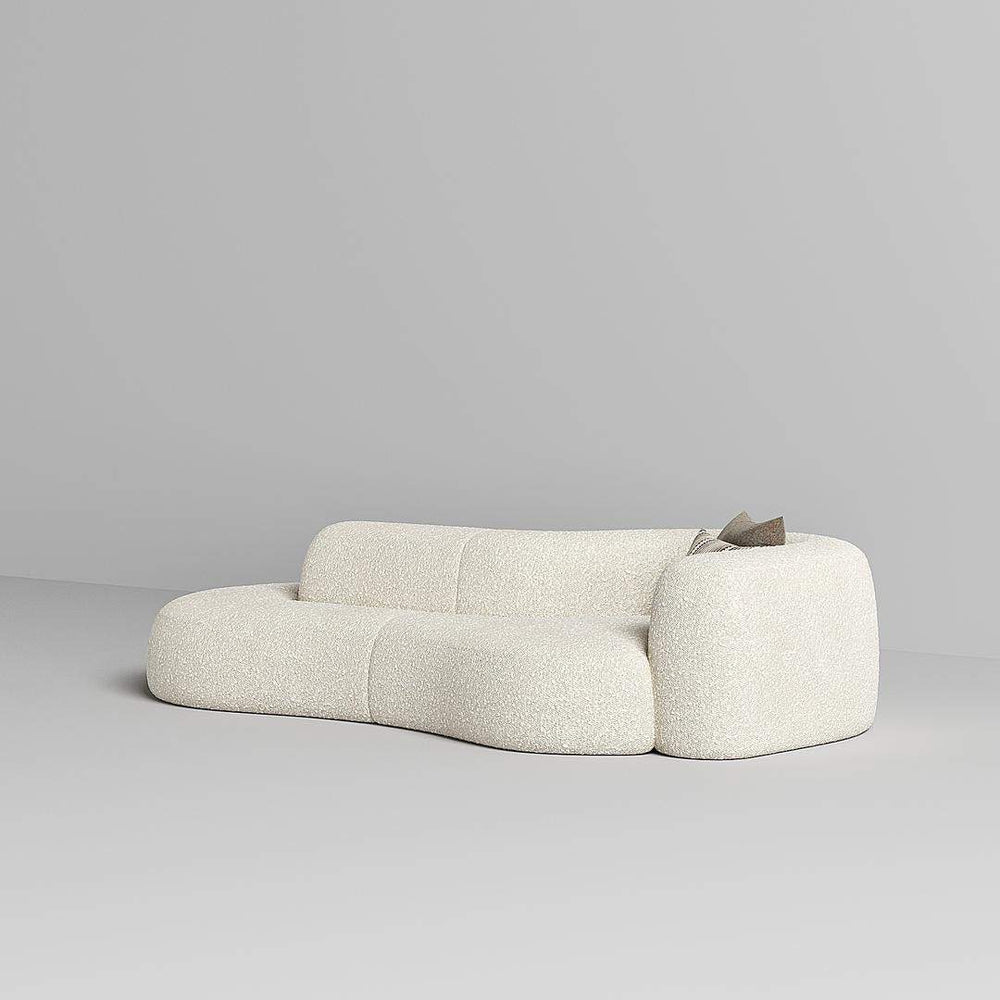 Java Sofa / Off-White Boucle – Walls Nation