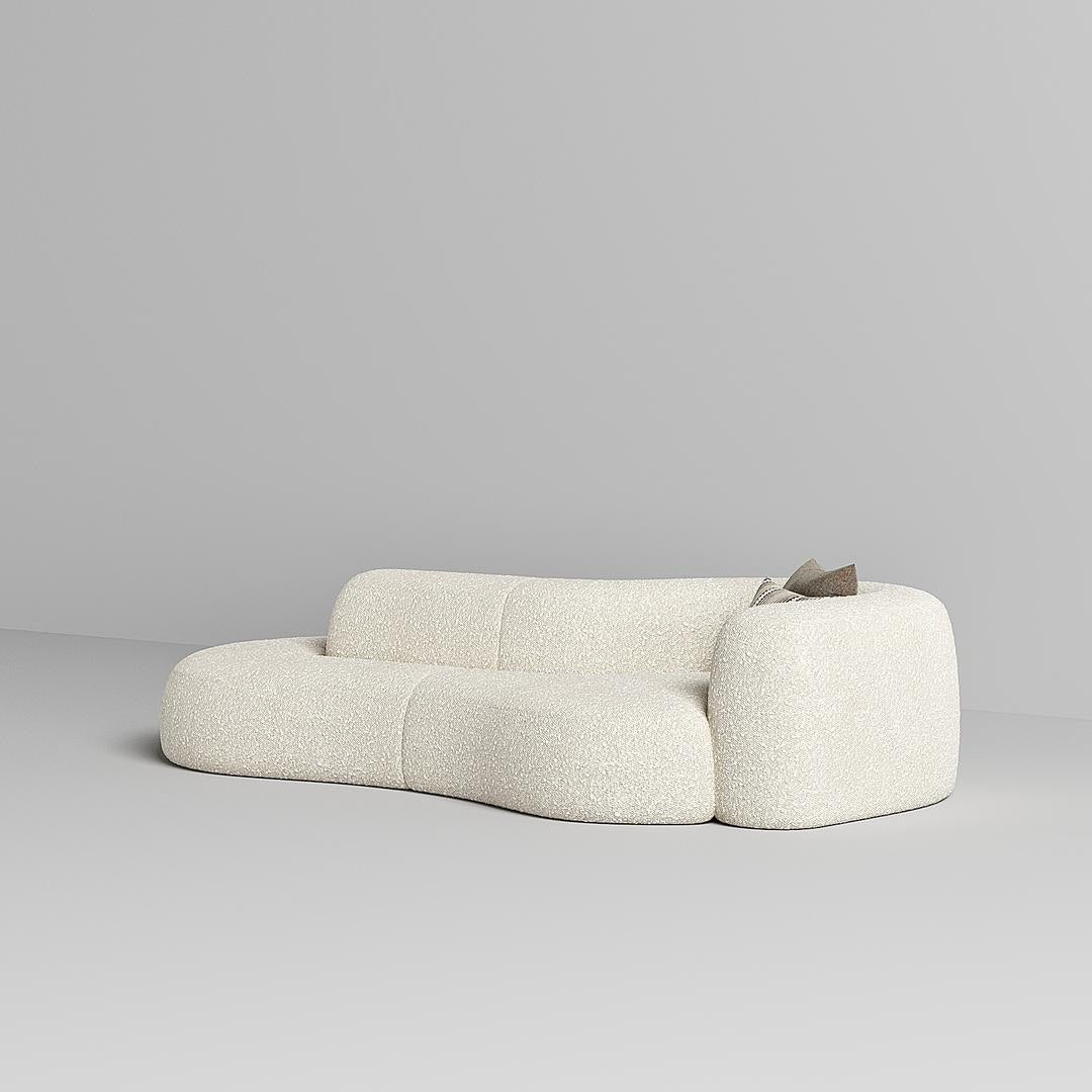 Java Sofa / Off-White Boucle - Walls Nation