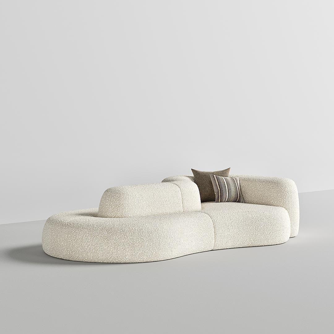 Java Sofa / Off-White Boucle - Walls Nation