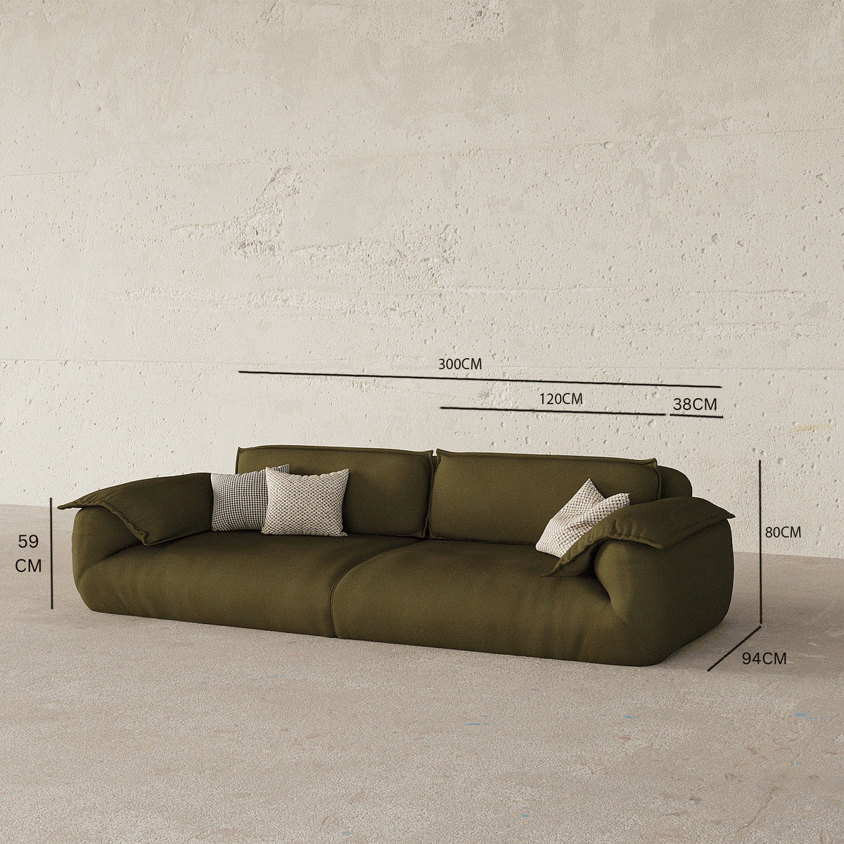 Jelani Sofa – premium Sofas by Walls Nation UAE & Saudi Arabia