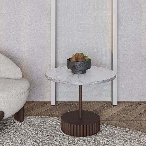 Yanni Side Table / 60 x 48 CM – premium Side Table by Walls Nation UAE & Saudi Arabia
