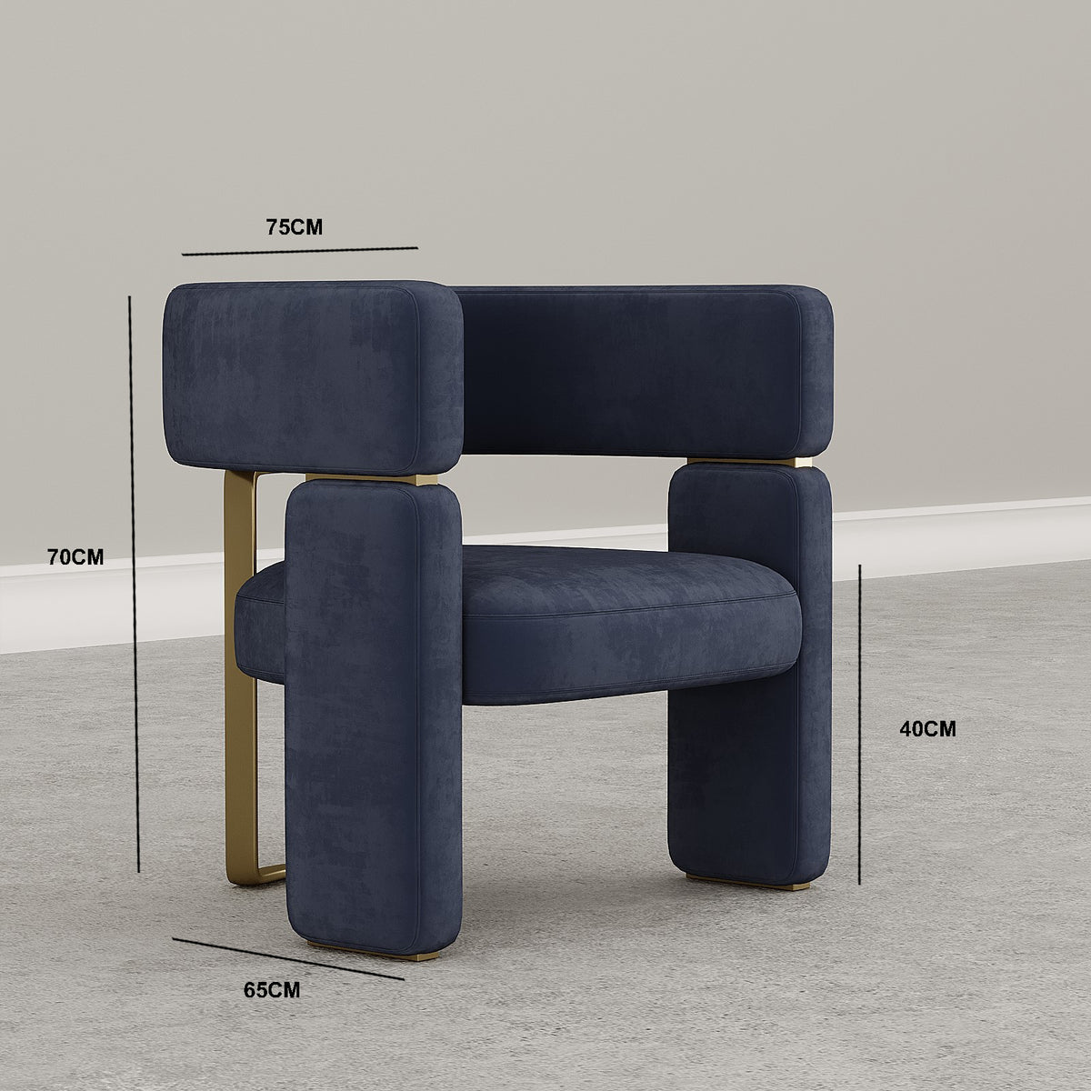Navy Blue Suede