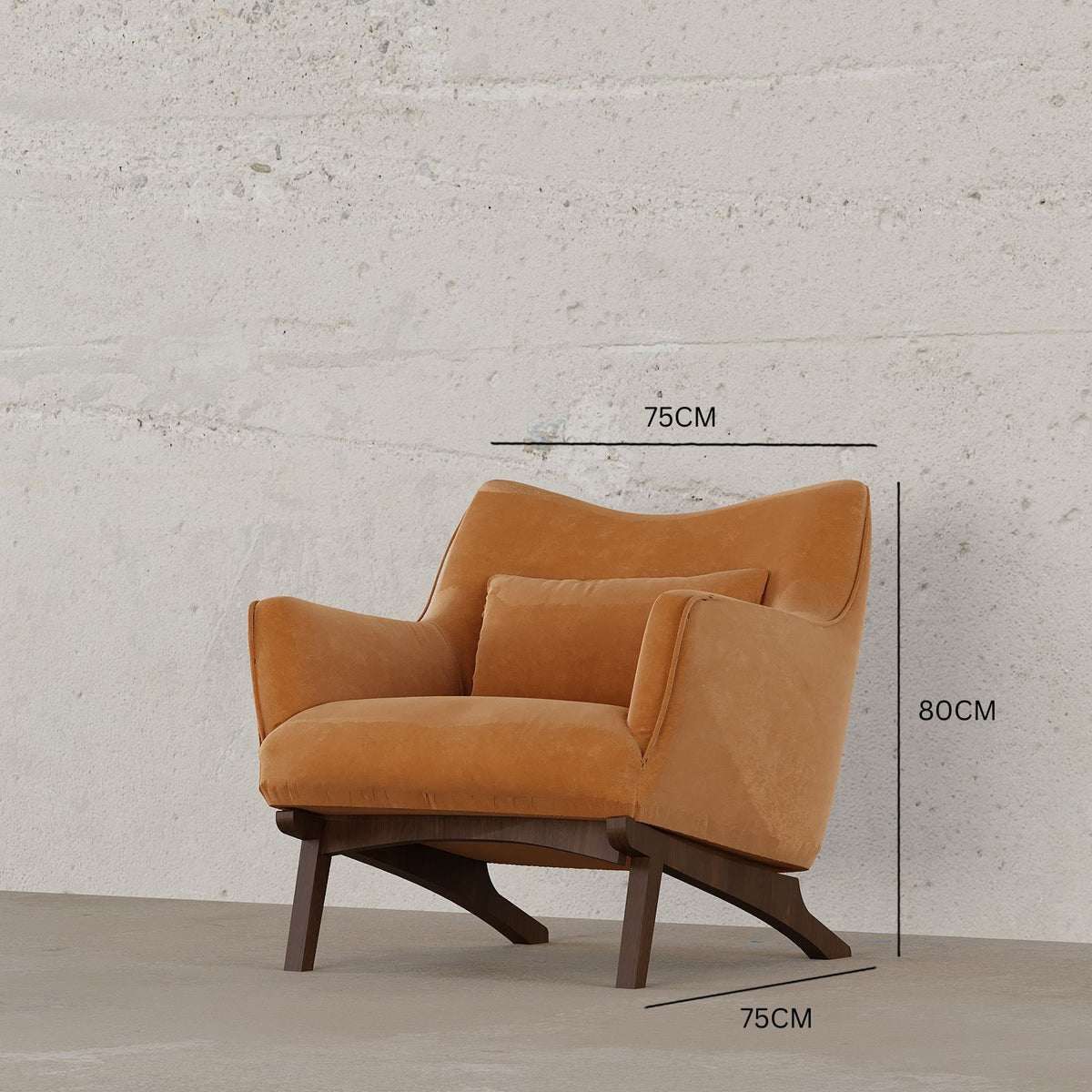 London Chair / Velvet Upholstery