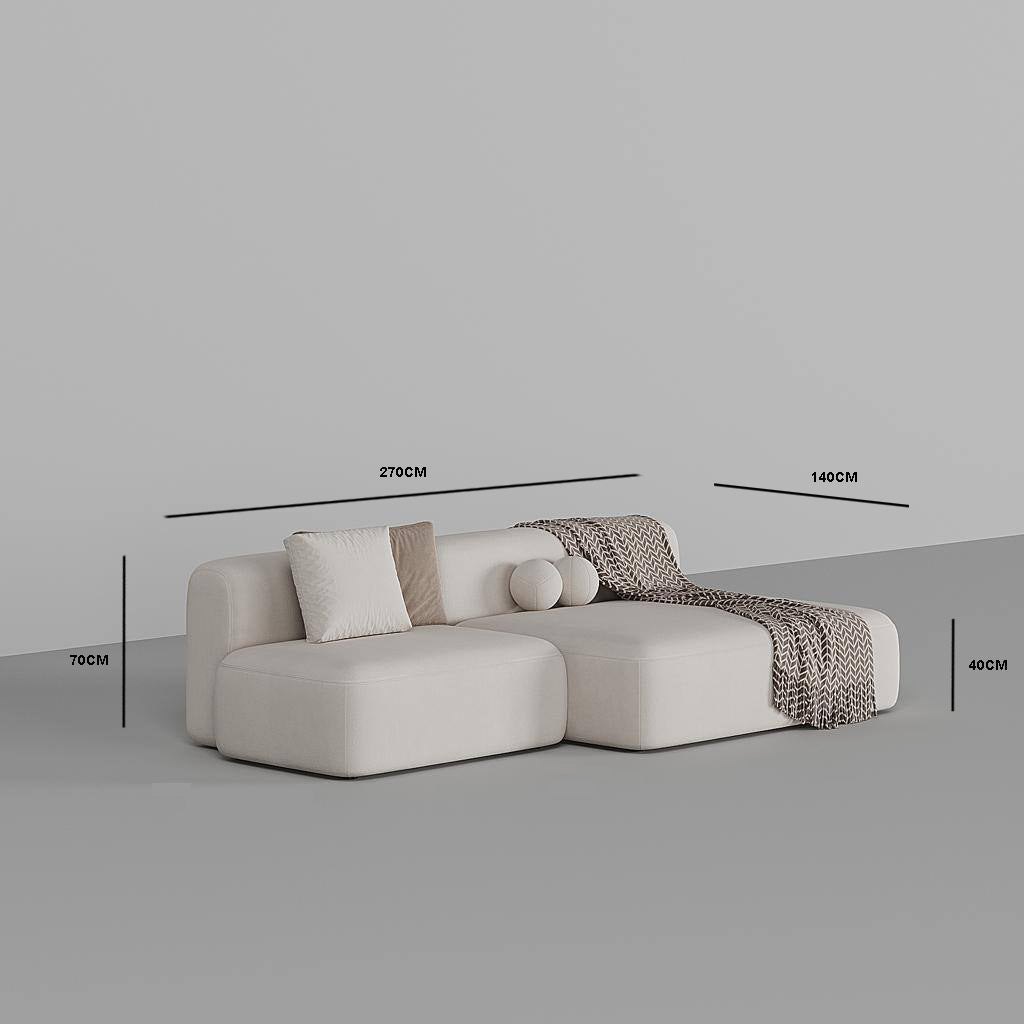 Mars Sofa 3S / White Faux Leather - Walls Nation