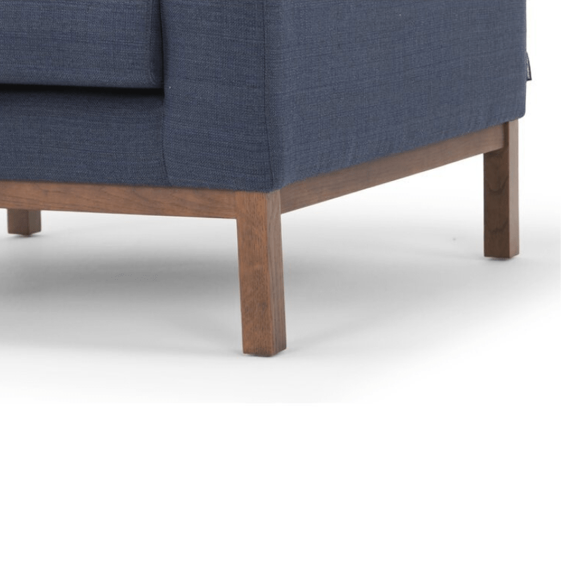 Mia Mid-Century Armchair / 91 x 86 CM Linen Upholstery - Walls Nation