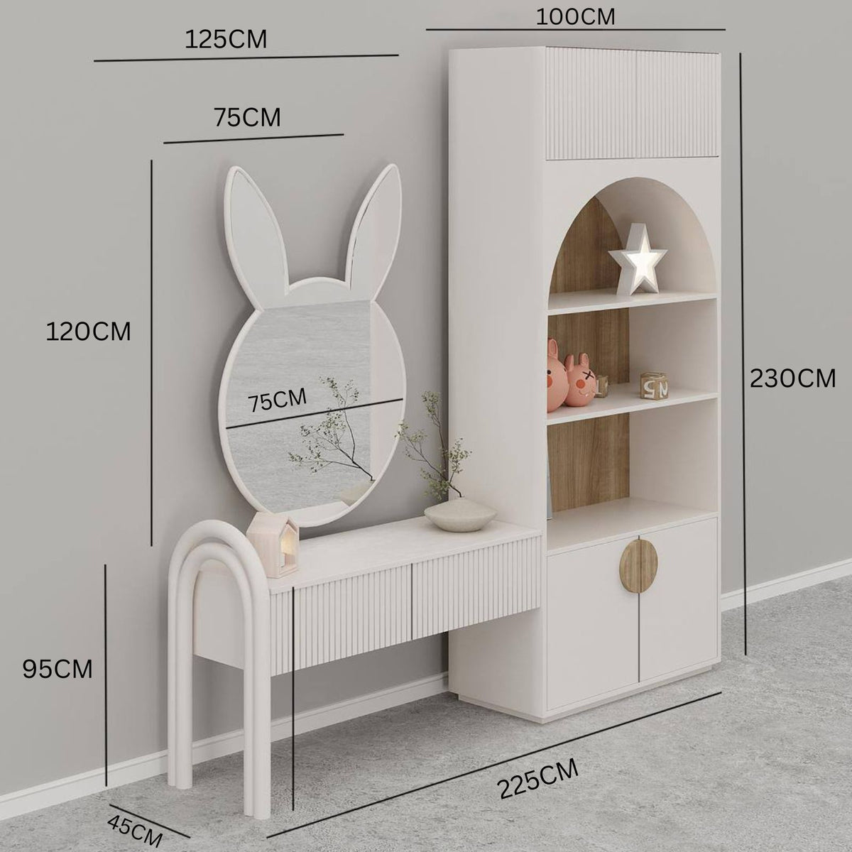 Micky Dresser / 225 x 45 CM