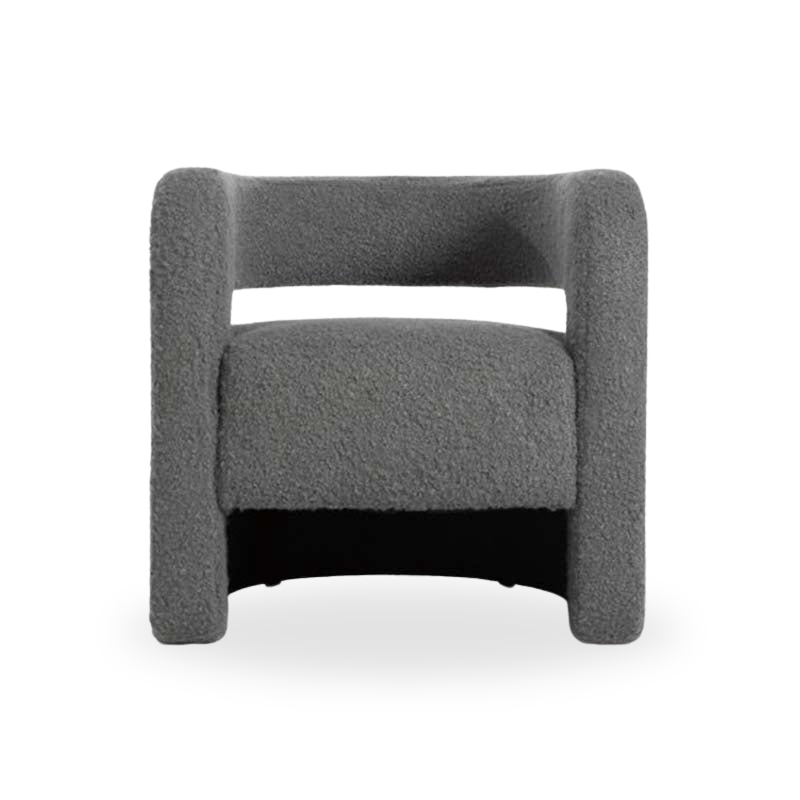 Noa Armchair / Boucle Upholstery - Walls Nation