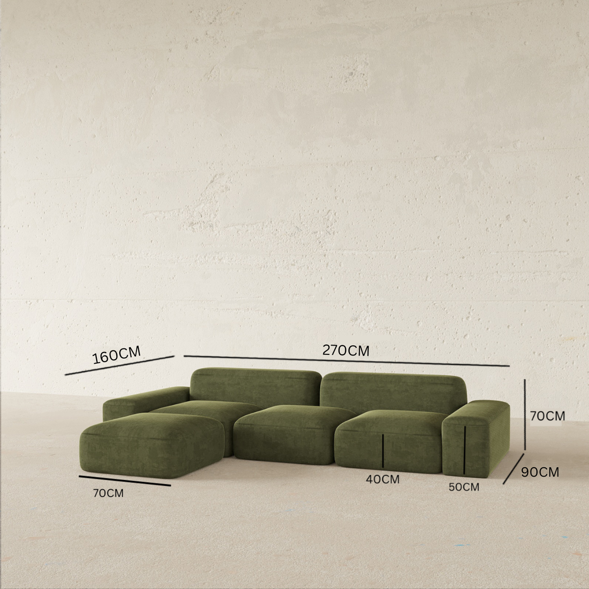 Oliver Sofa 3S.