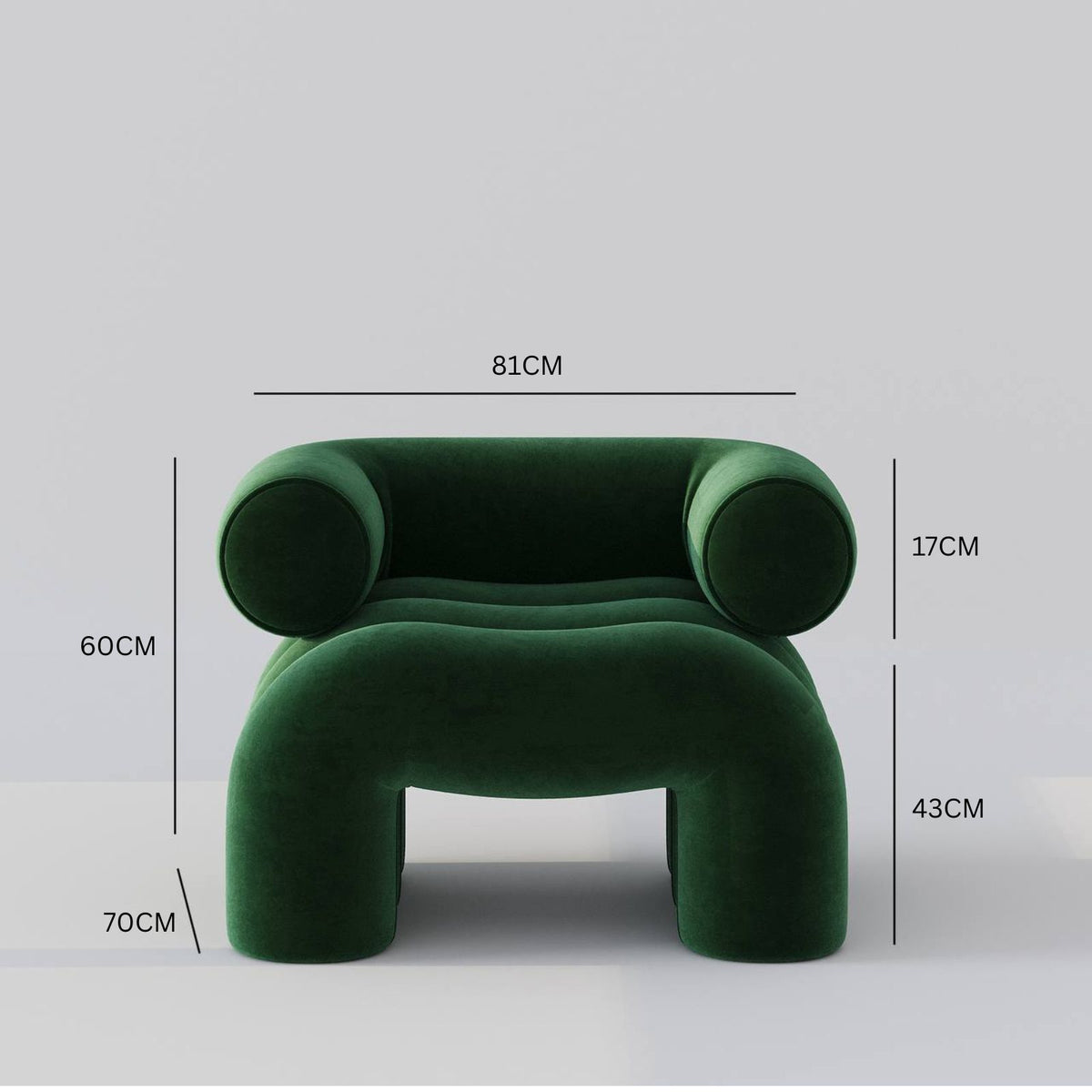 Green Plain Velvet