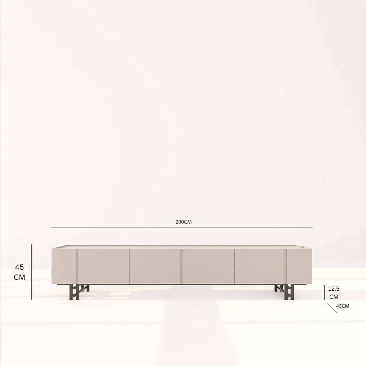 Pablo TV Unit / 200 x 45 CM – premium TV Units by Walls Nation UAE & Saudi Arabia