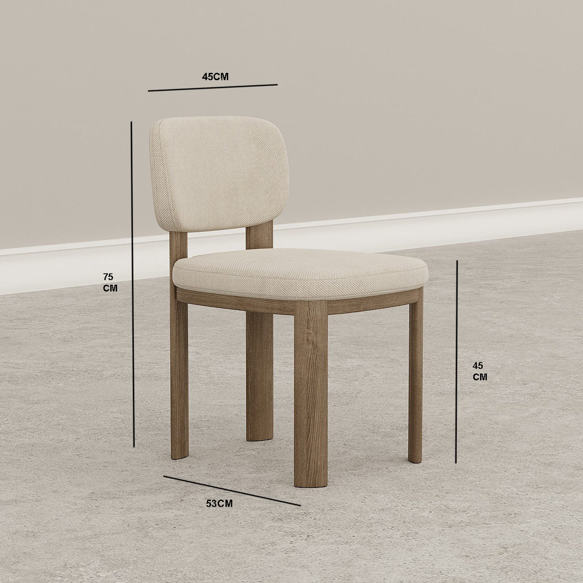 Margo Dining Chair / Premium Beige Linen