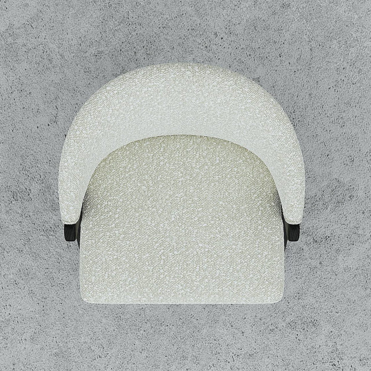Bisou Armchair / White Boucle