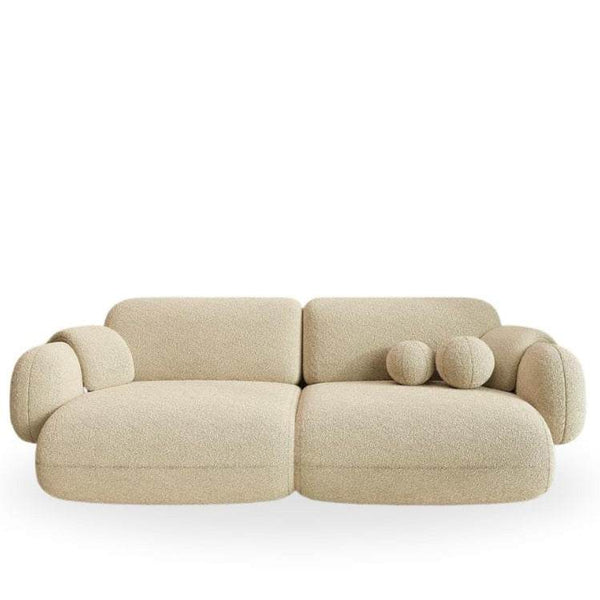Seasons Sofa 3S / Premium Beige Boucle – premium Sofas by Walls Nation UAE & Saudi Arabia