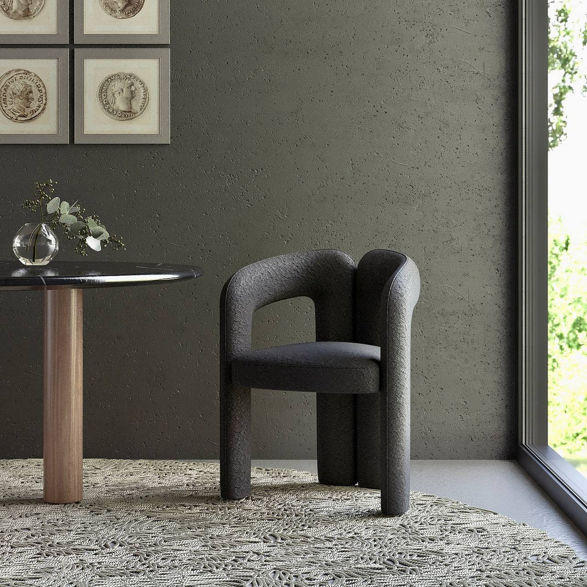 Enne Dining Chair / Premium Boucle