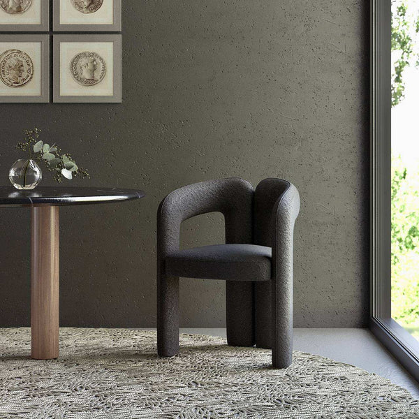Enne Dining Chair / Premium Boucle – premium Dining Chair by Walls Nation UAE & Saudi Arabia