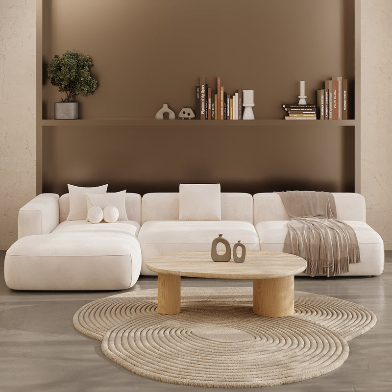 ( Small ) Travertine & Solid Wood