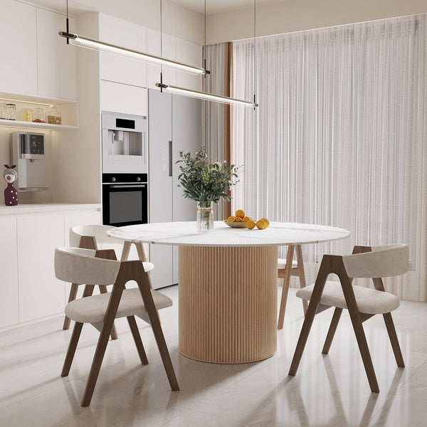 Kenai Dining Table / 150 x 75 CM – premium Dining Table by Walls Nation UAE & Saudi Arabia