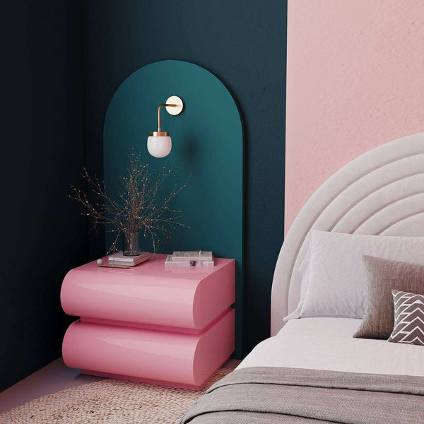 Valentina 2 Drawer Nightstand / Spring – premium Nightstand by Walls Nation UAE & Saudi Arabia