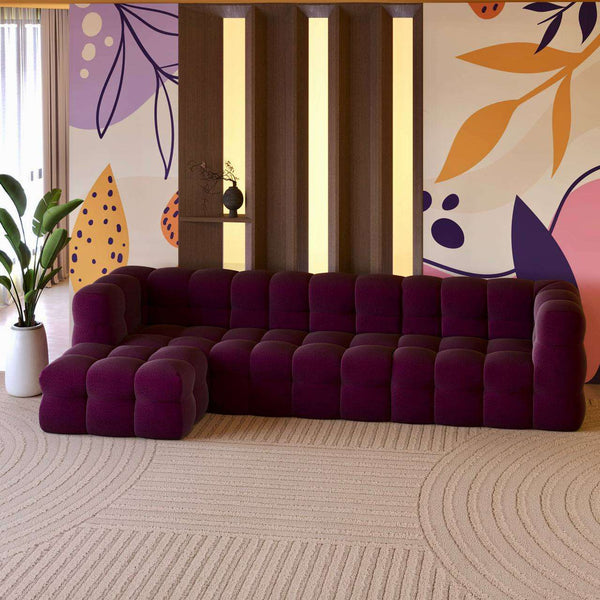 Veyron L-Shape Sofa / Spring – premium Sofas by Walls Nation UAE & Saudi Arabia