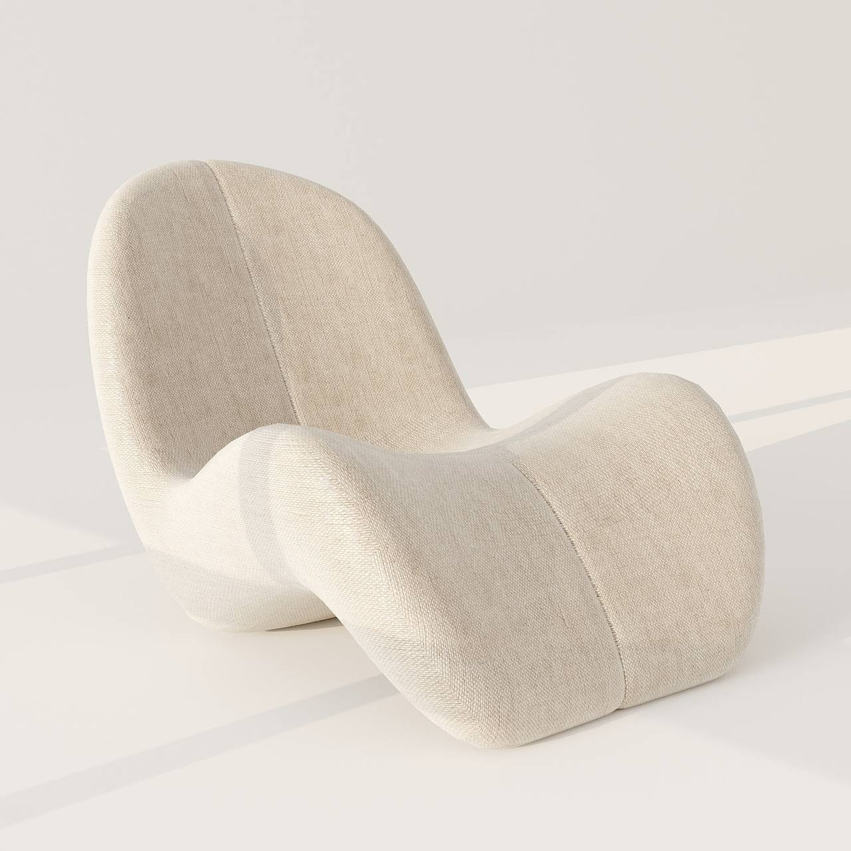 Capa Chaise / Beige Cotton Blend