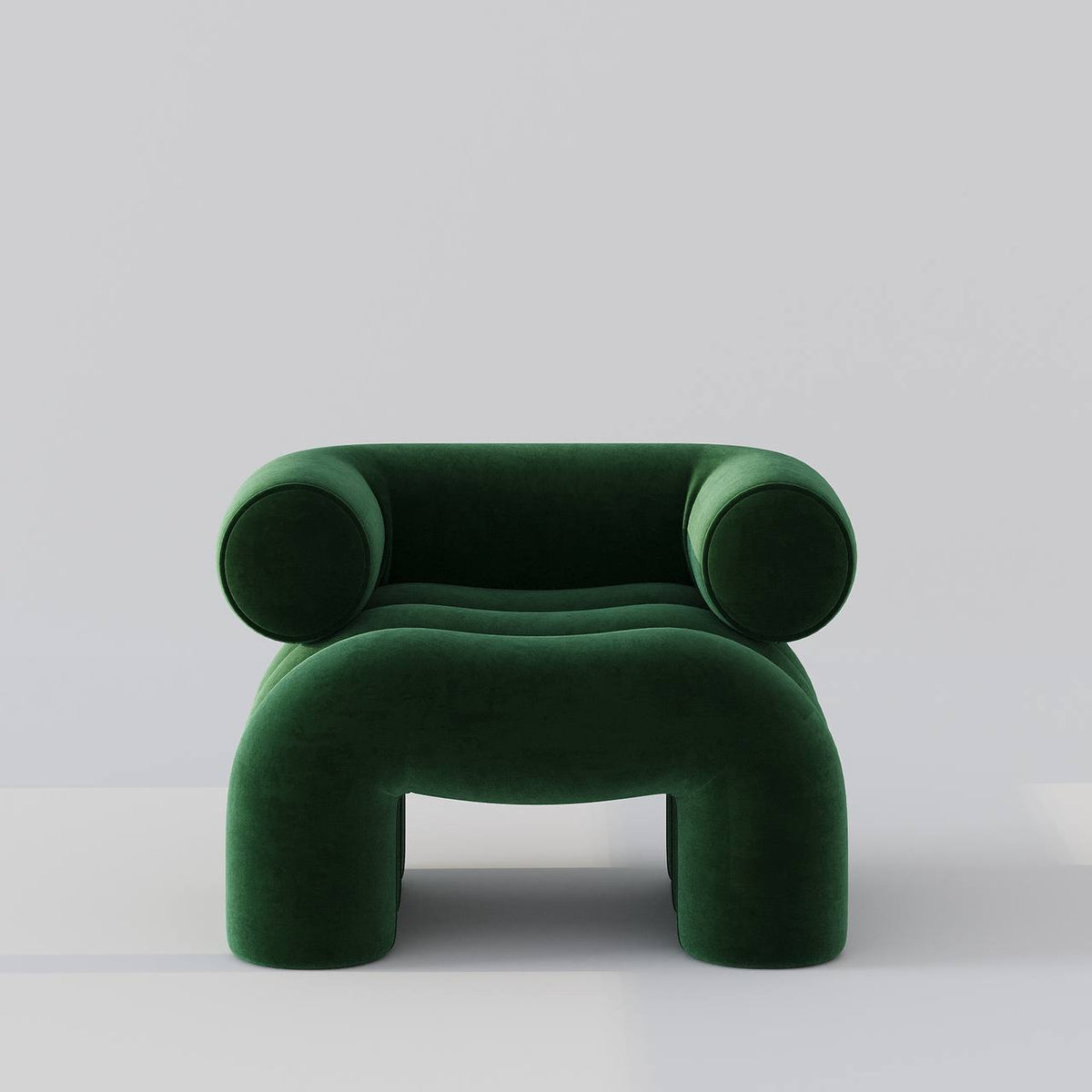 Green Plain Velvet