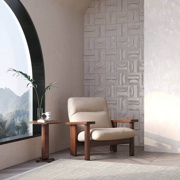 Ruth Armchair / Premium Beige Linen – premium Armchair by Walls Nation UAE & Saudi Arabia