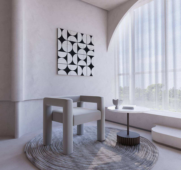 Julep Armchair / Premium Grey Linen – premium Armchair by Walls Nation UAE & Saudi Arabia