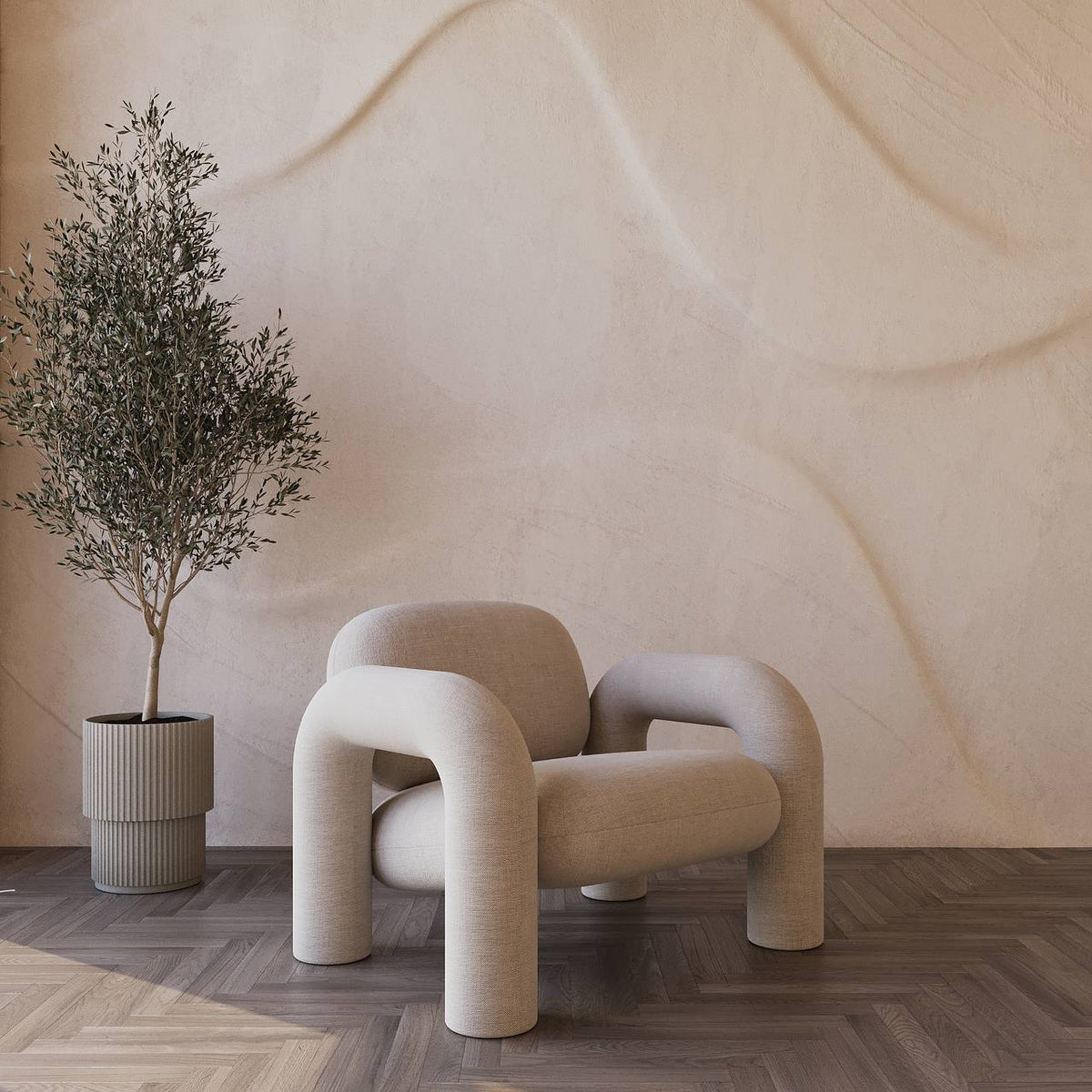 Beige Linen