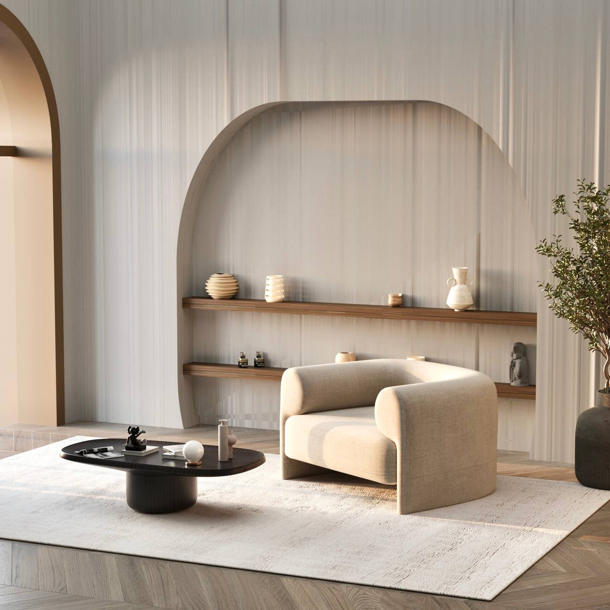 Beige Linen