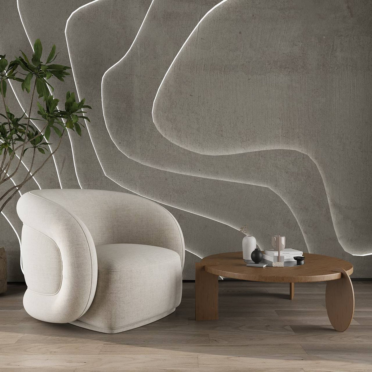Grey Cotton-Blend